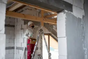 Read more about the article Przerwa zimowa na budowie. Jak zabezpieczyć ściany, materiały i fundamenty?